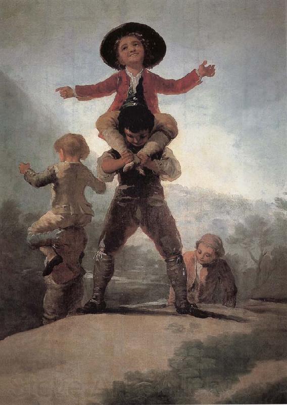 Francisco Goya Las Gigantillas Spain oil painting art